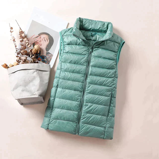 Alexis - Sleeveless ultralight bodywarmer with down