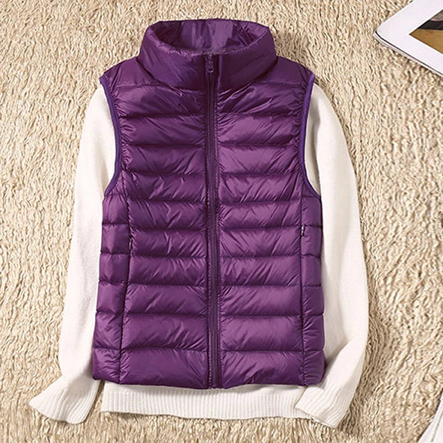 Alexis - Sleeveless ultralight bodywarmer with down