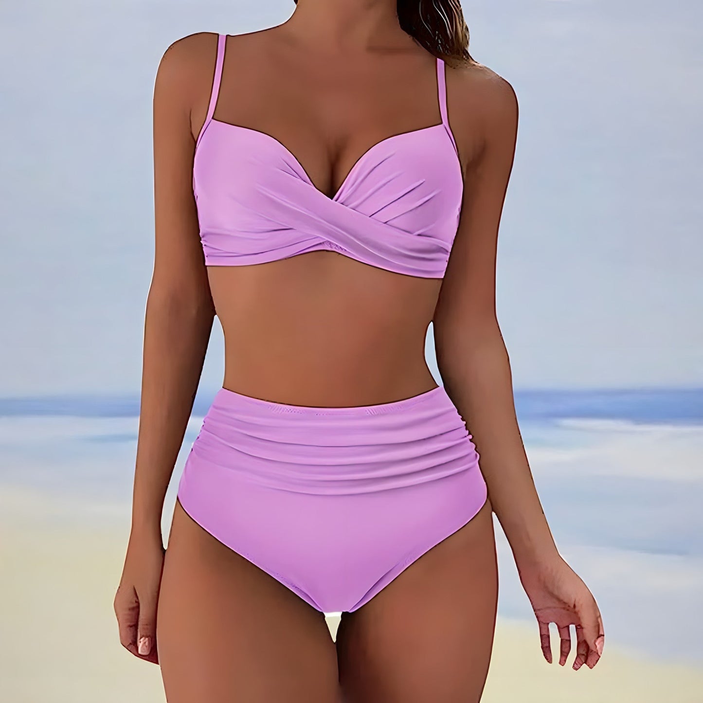 AVELINE - High waist bikini