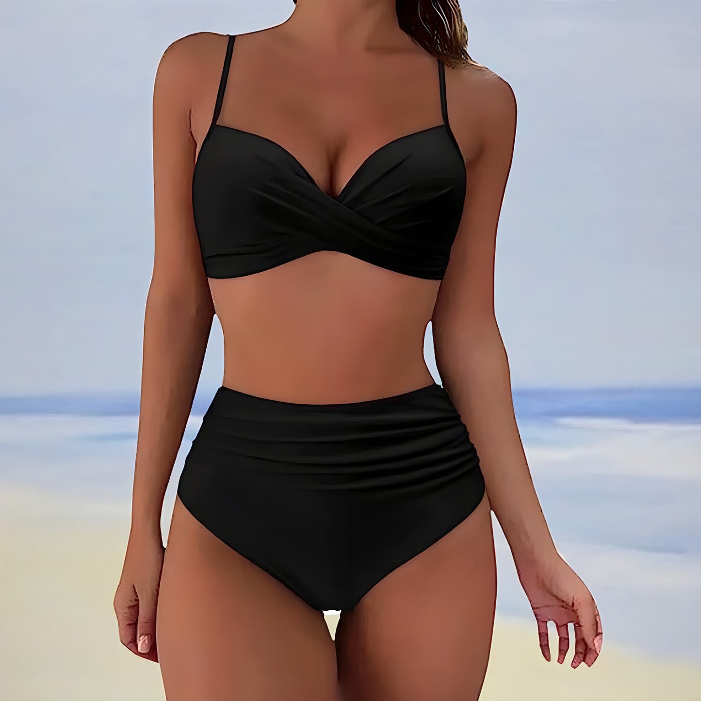 AVELINE - High waist bikini