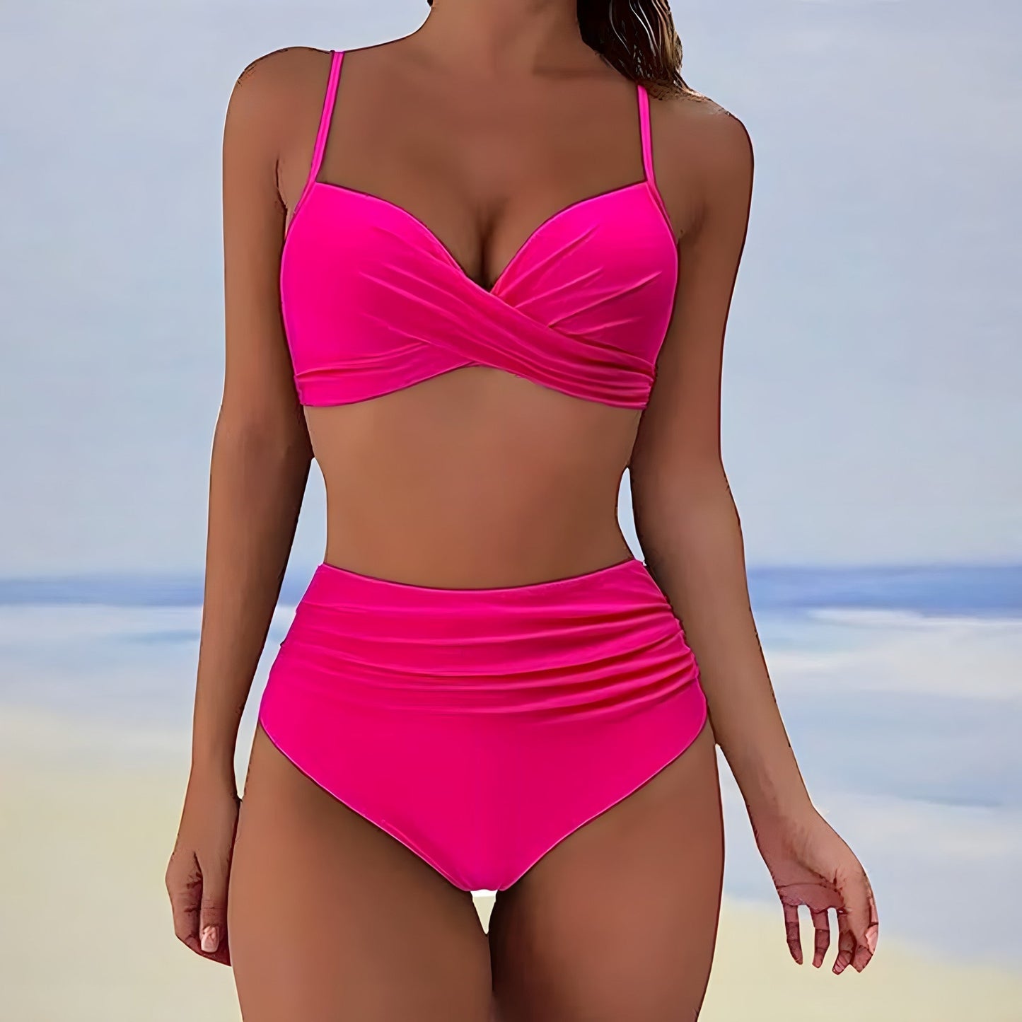 AVELINE - High waist bikini