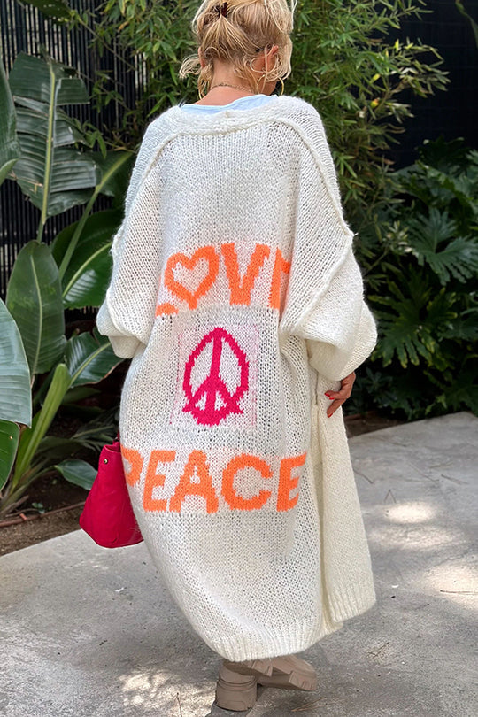 Ibiza™ Peace Stylish Cardigan