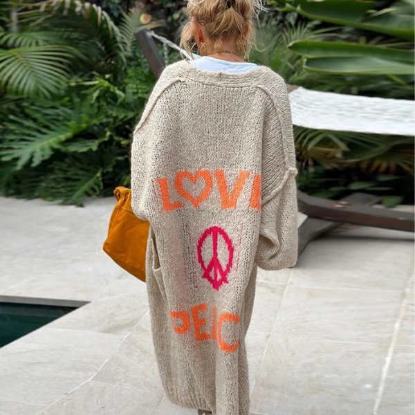 Ibiza™ Peace Stylish Cardigan