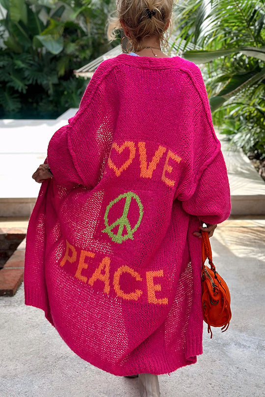 Ibiza™ Peace Stylish Cardigan