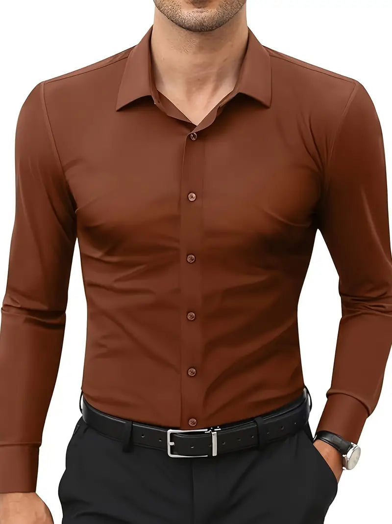 Lucian long sleeve button down shirt for men