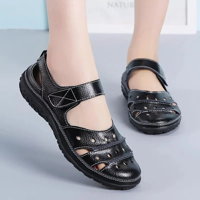 Blair - Orthopedic spring sandals with comfortable Velcro fastening