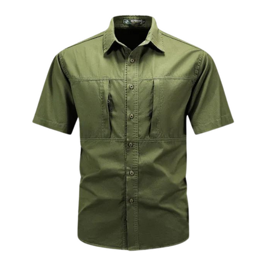 Bert | practical shirt with chest zips and short sleeves