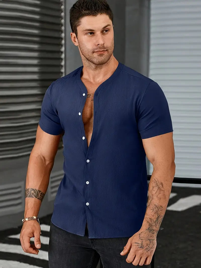 Nicholas – casual button-up for men