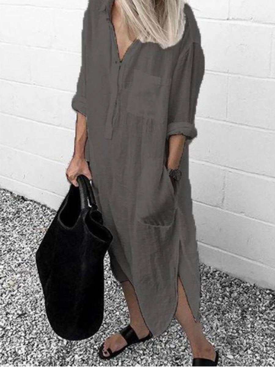 Aileen - super beautiful and very elegant maxi linen dress, ideal for summer