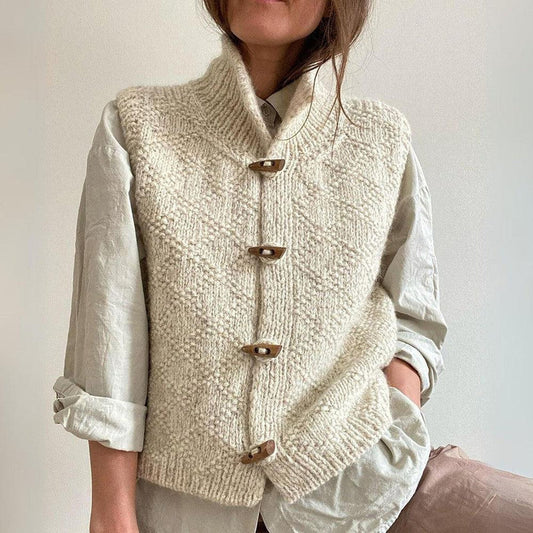 SENNA- Sleeveless cardigan
