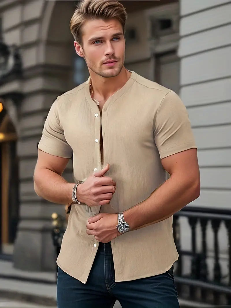 Nicholas – casual button-up for men