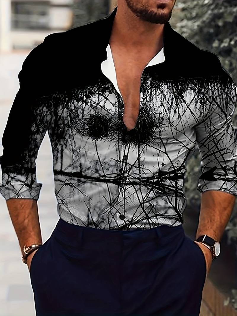 Ethan – stylish long-sleeved shirt for men