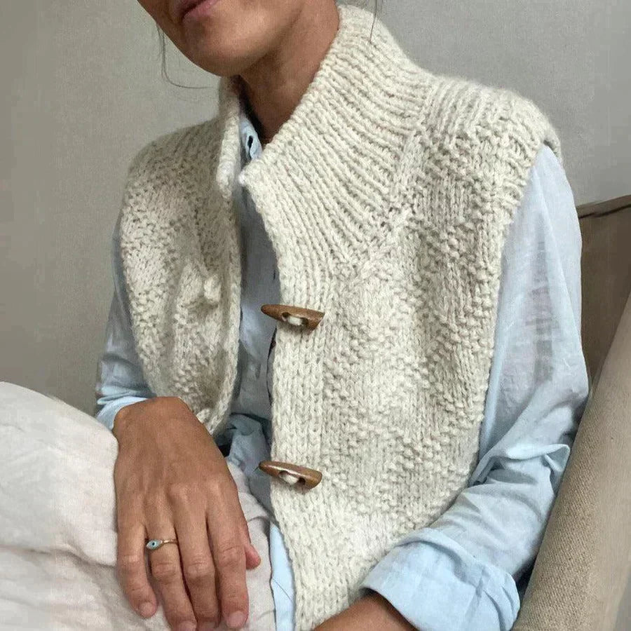 SENNA- Sleeveless cardigan