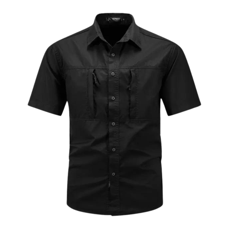 Bert | practical shirt with chest zips and short sleeves