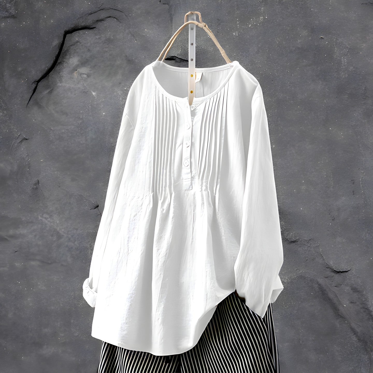 Handcrafted stylish loose blouse