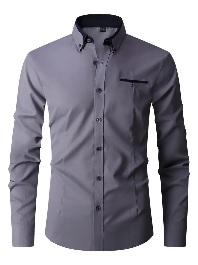 Declan men's classic button down formal shirt