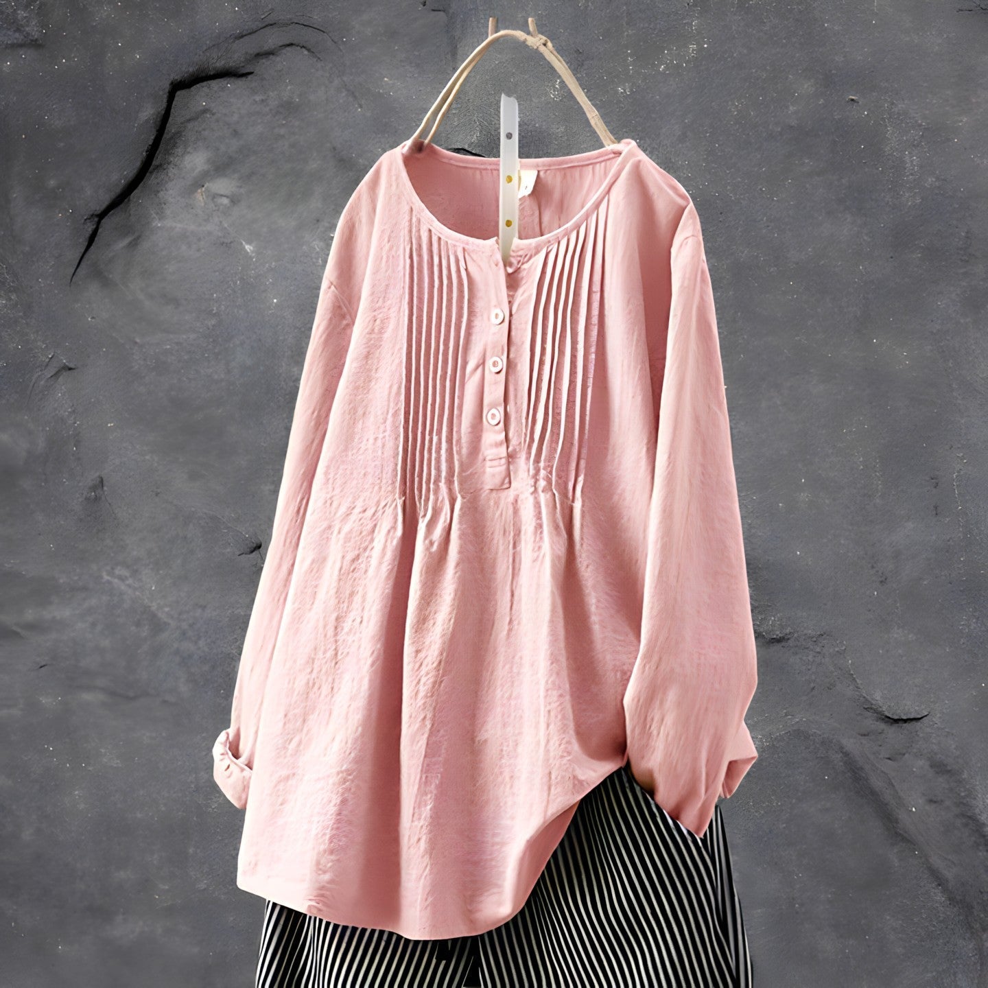 Handcrafted stylish loose blouse