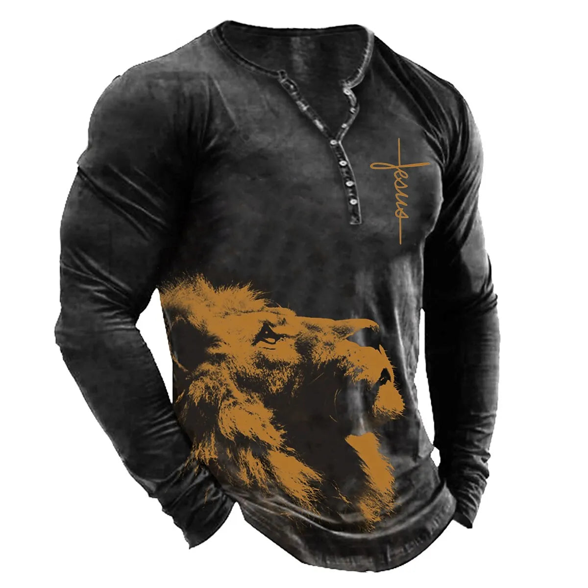 Feris graphic lion sweatshirt for men