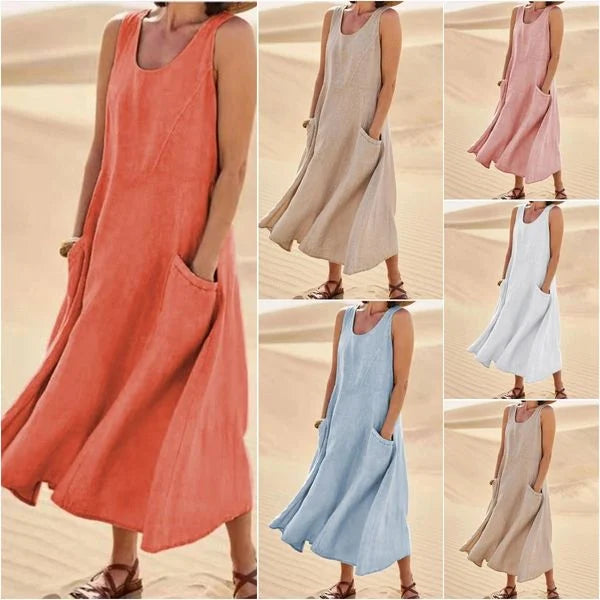 Lydia™ | Versatile summer dress with pockets