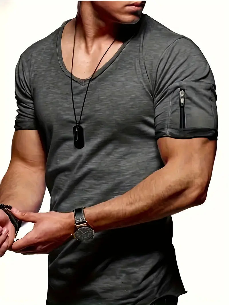 Zephyr casual v-neck t-shirt for men