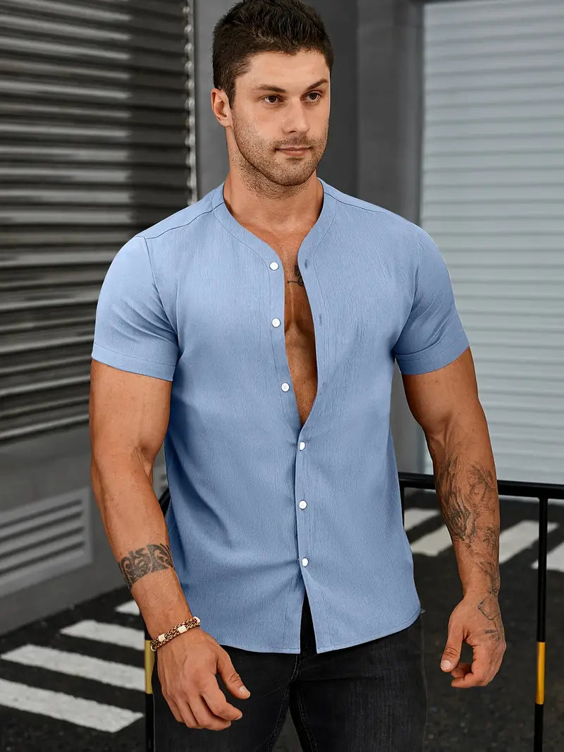 Nicholas – casual button-up for men