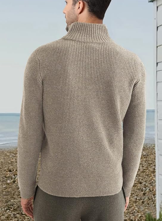 Tommy - stylish zipped sweater for men iItalian design)