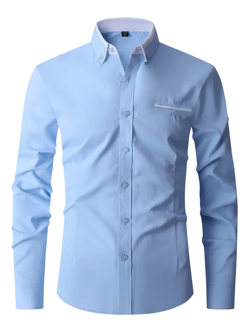 Declan men's classic button down formal shirt