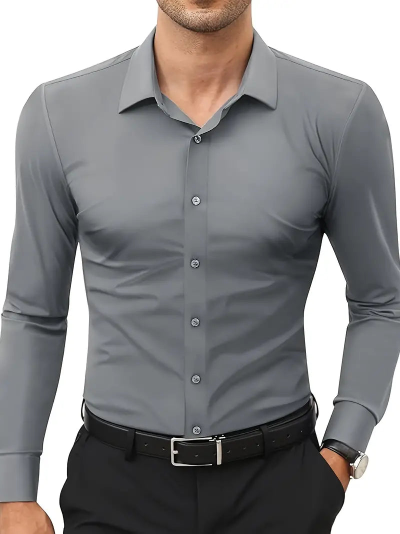 Lucian long sleeve button down shirt for men