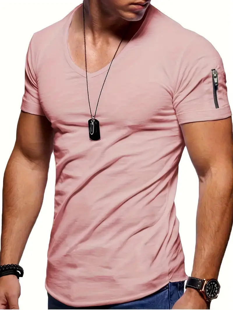 Zephyr casual v-neck t-shirt for men