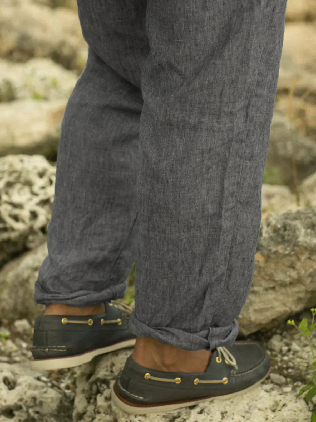 Jaxen - stylish linen trousers for men