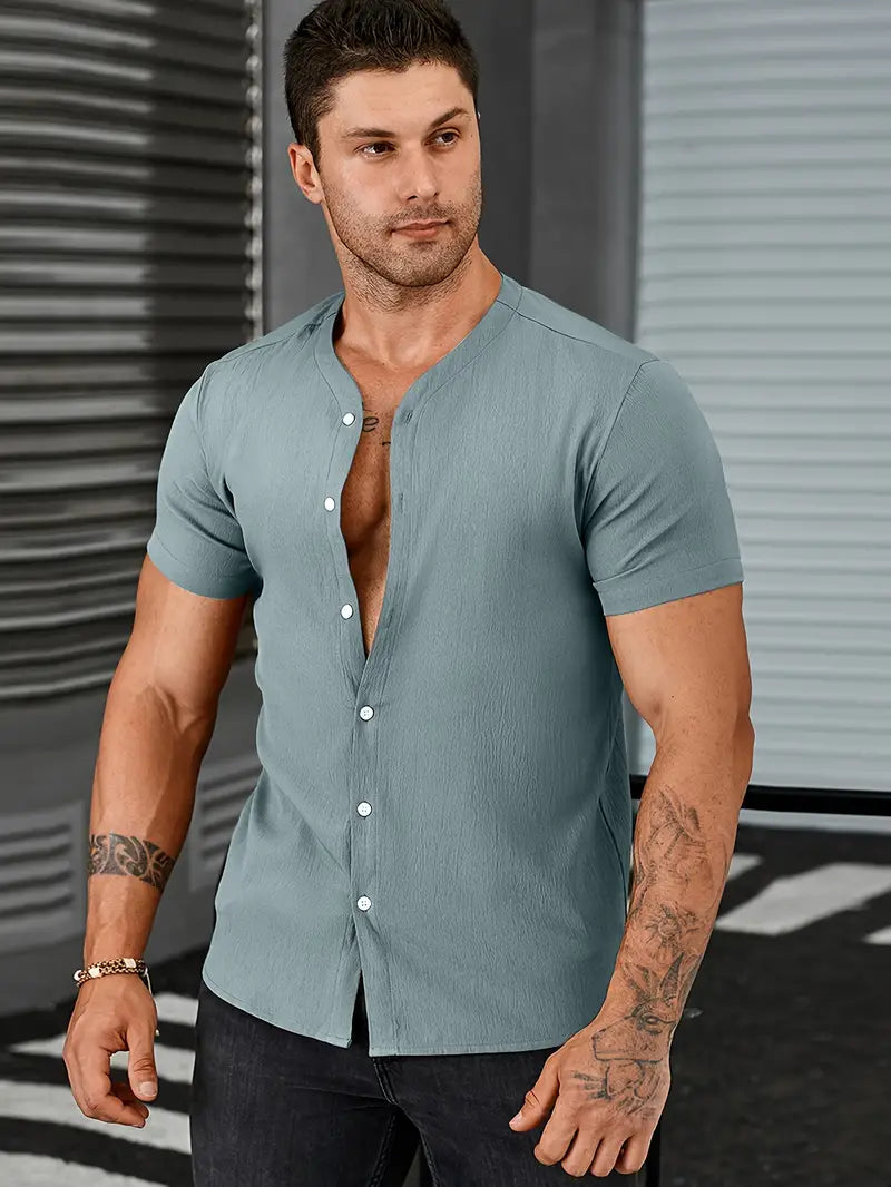 Nicholas – casual button-up for men