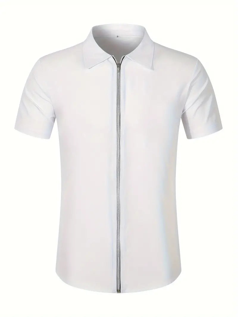 Ronan – zip-up shirt for men