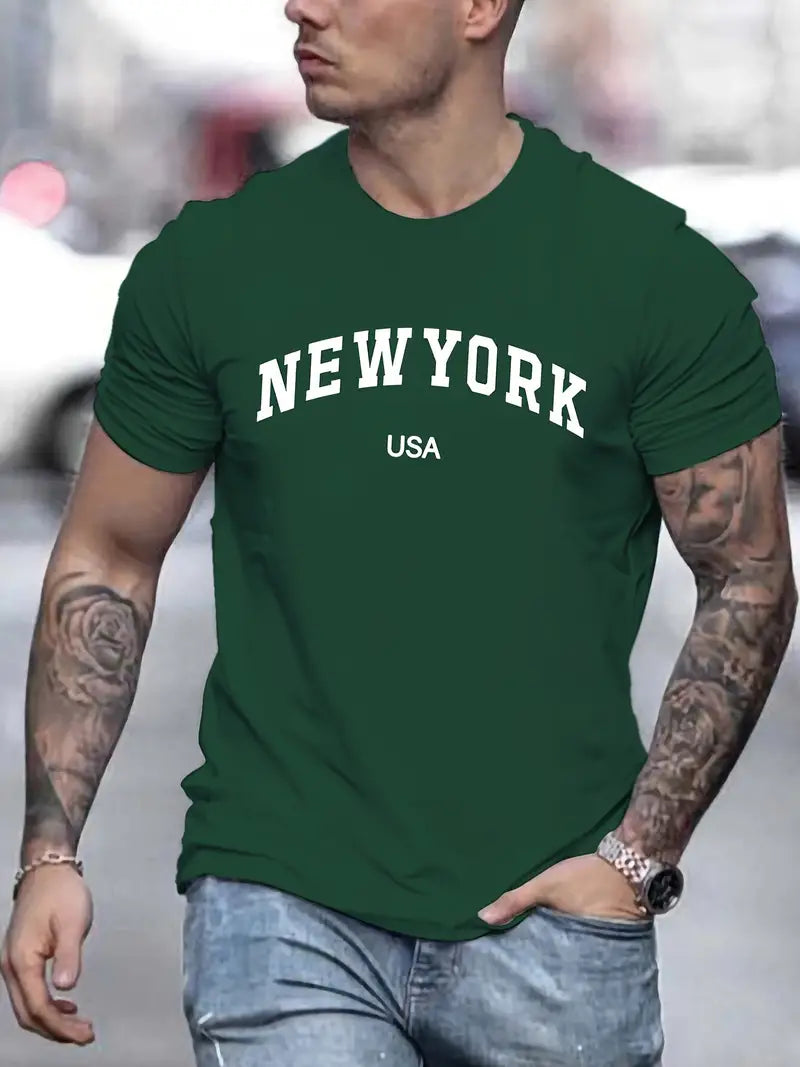 Solstice – New York print t-shirt for men