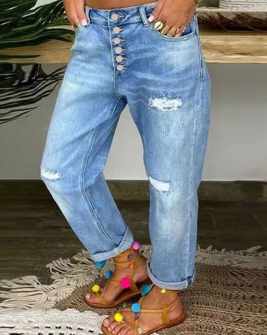 Joy - Beautiful jeans trousers for spring