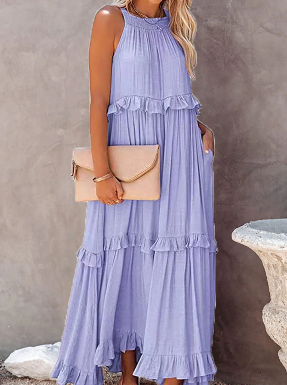 Marleen - Stylish maxi dress for spring/summer