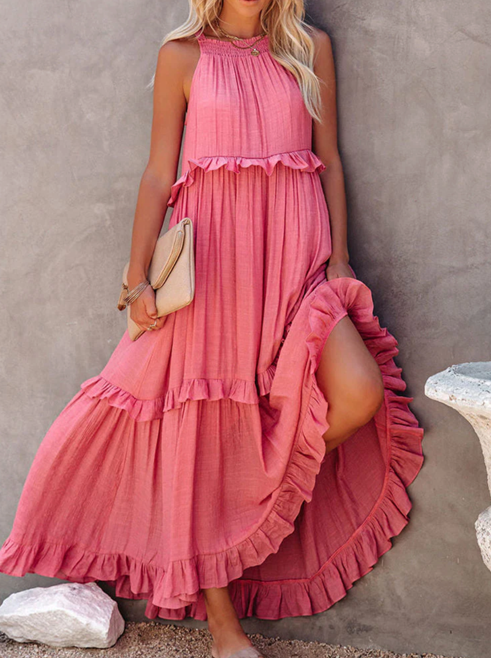 Marleen - Stylish maxi dress for spring/summer