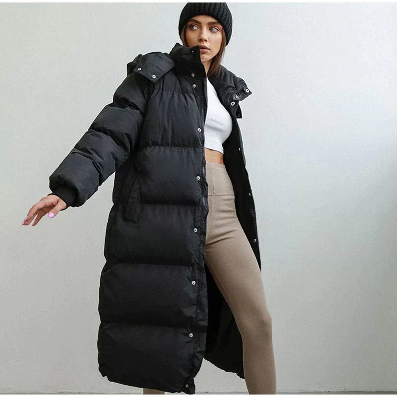 Abigail – long padded winter coat