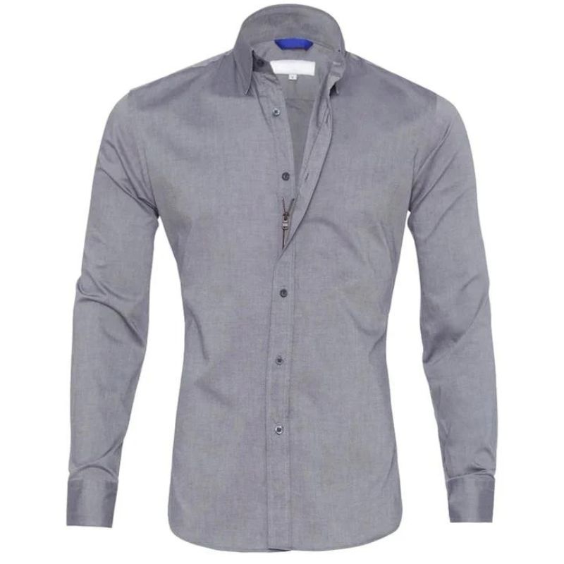 Brody - wrinkle-free shirt with hidden zipper