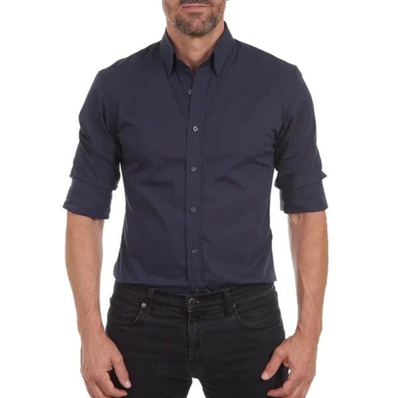 Brody - wrinkle-free shirt with hidden zipper