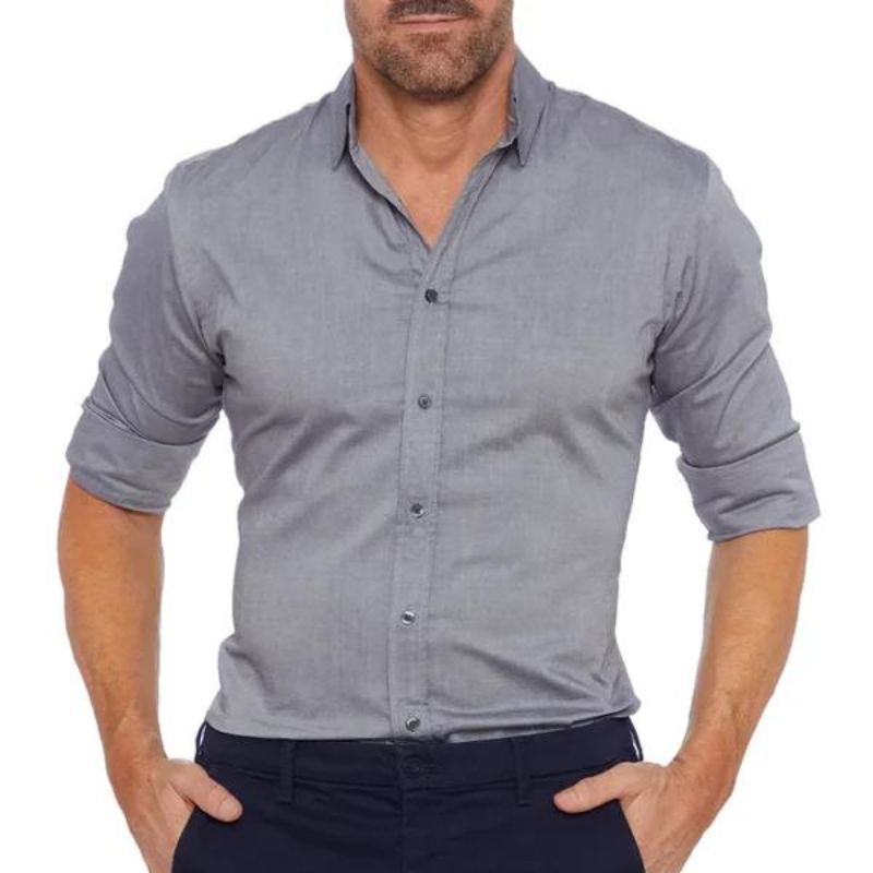 Brody - wrinkle-free shirt with hidden zipper