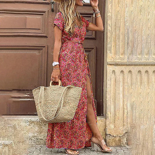 Bonia - long maxi dress in boho style