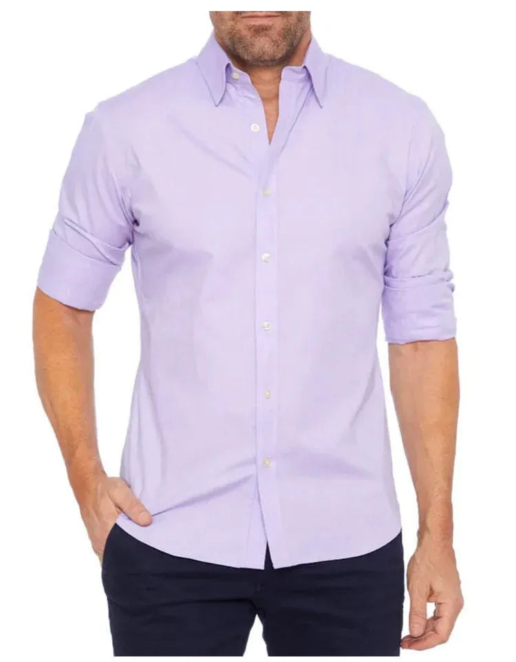 Brody - wrinkle-free shirt with hidden zipper