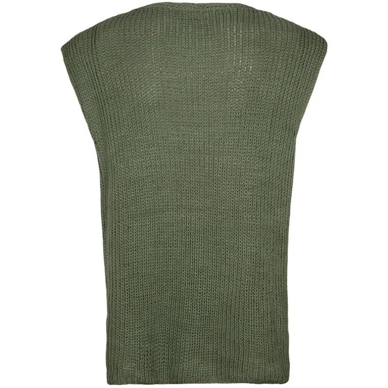 Abraham – sleeveless knitted sweater for men