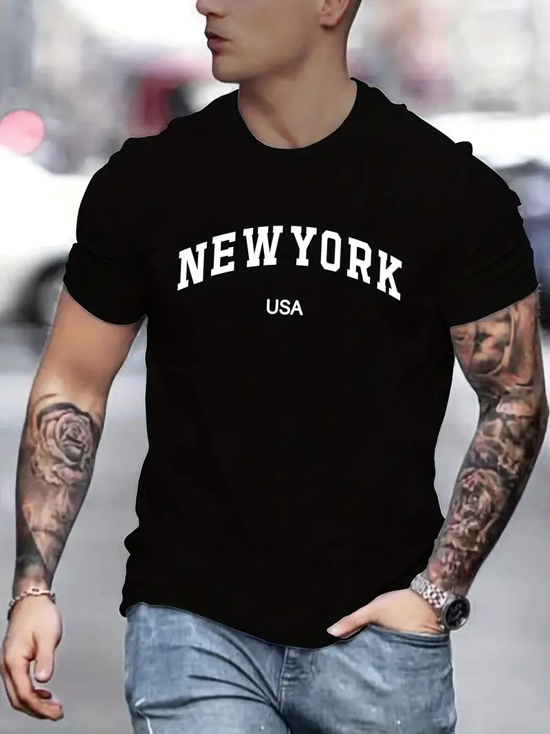 Solstice – New York print t-shirt for men