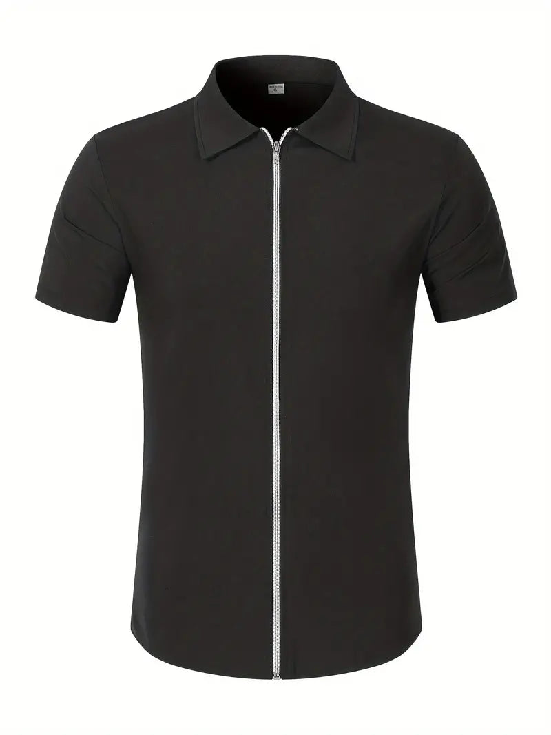 Ronan – zip-up shirt for men