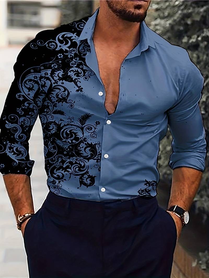 Ethan – stylish long-sleeved shirt for men