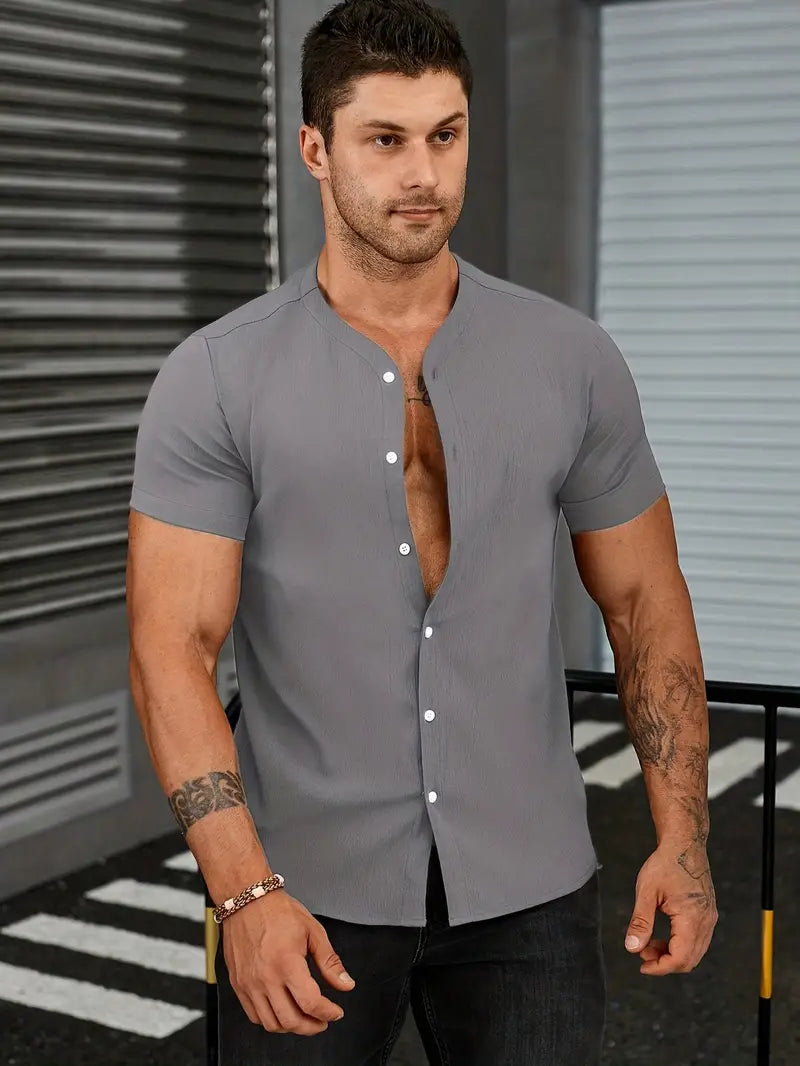 Nicholas – casual button-up for men