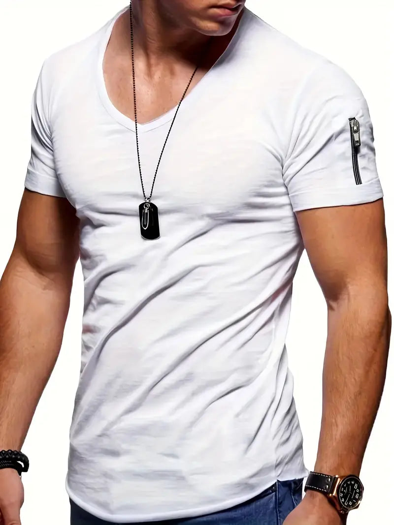 Zephyr casual v-neck t-shirt for men