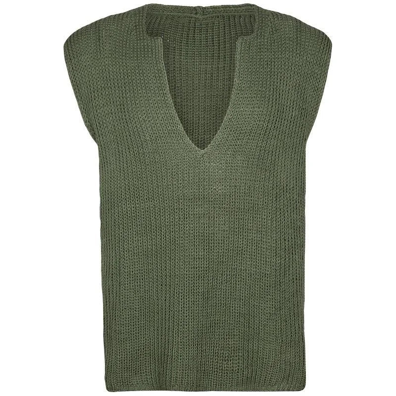 Abraham – sleeveless knitted sweater for men