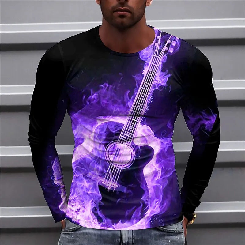 Chay – blue guitar sweatshirts for men